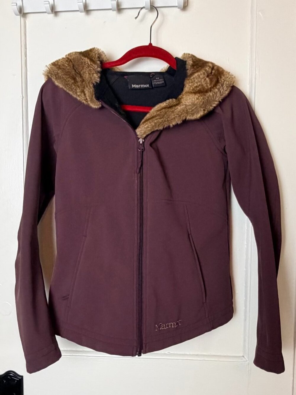 Marmot Furlong Softshell Jacket | Size Small | Plum/Burgundy